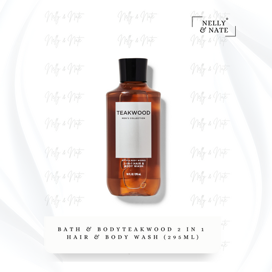 Bath & Body Teakwood 2 in 1  Hair & Body wash (295ml)